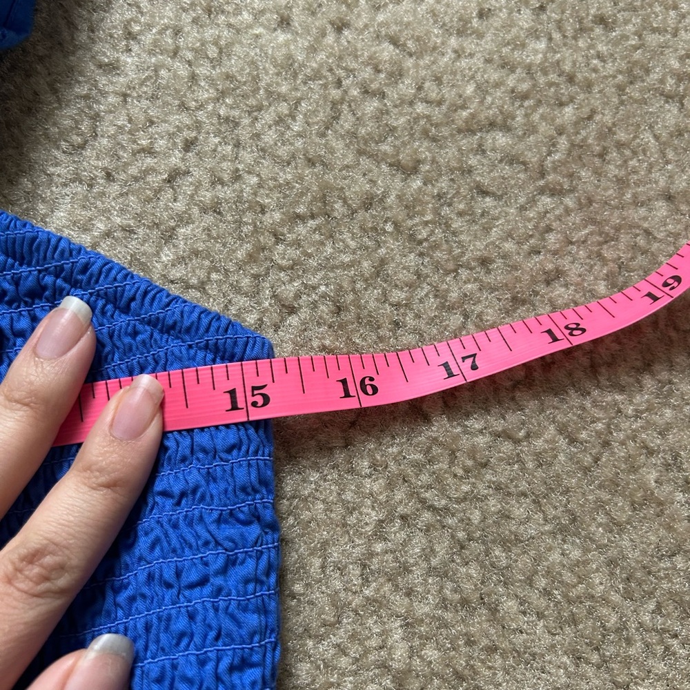 Old Navy Blue Spring Top M Tall - Picture 4 of 10